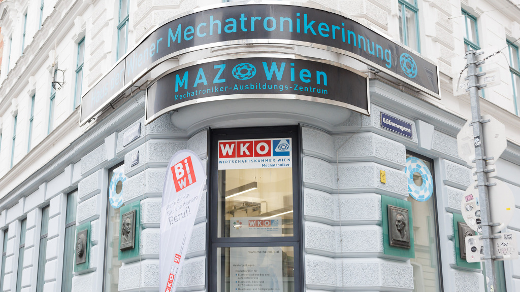 Der Wiener Mechatroniker-Ausbilfdungs-Zentrum in Wien von außen